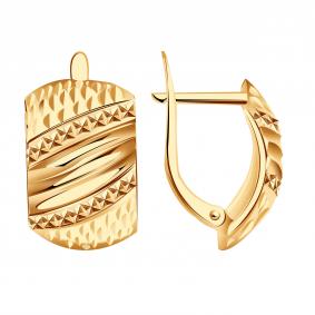 Золотые серьги МАГНАТ МА 011822 МА 011822 фото